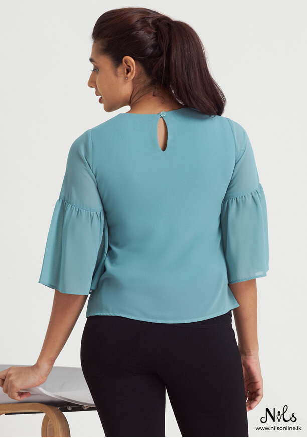 LISA FRONT FRILL BLOUSE